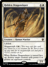 Matador de Dragões Oculto / Hidden Dragonslayer - Magic: The Gathering - MoxLand